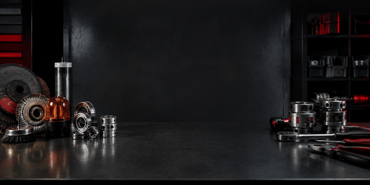 Trade abrasives, vehicle lighting, bearings, tools and engineering supplies