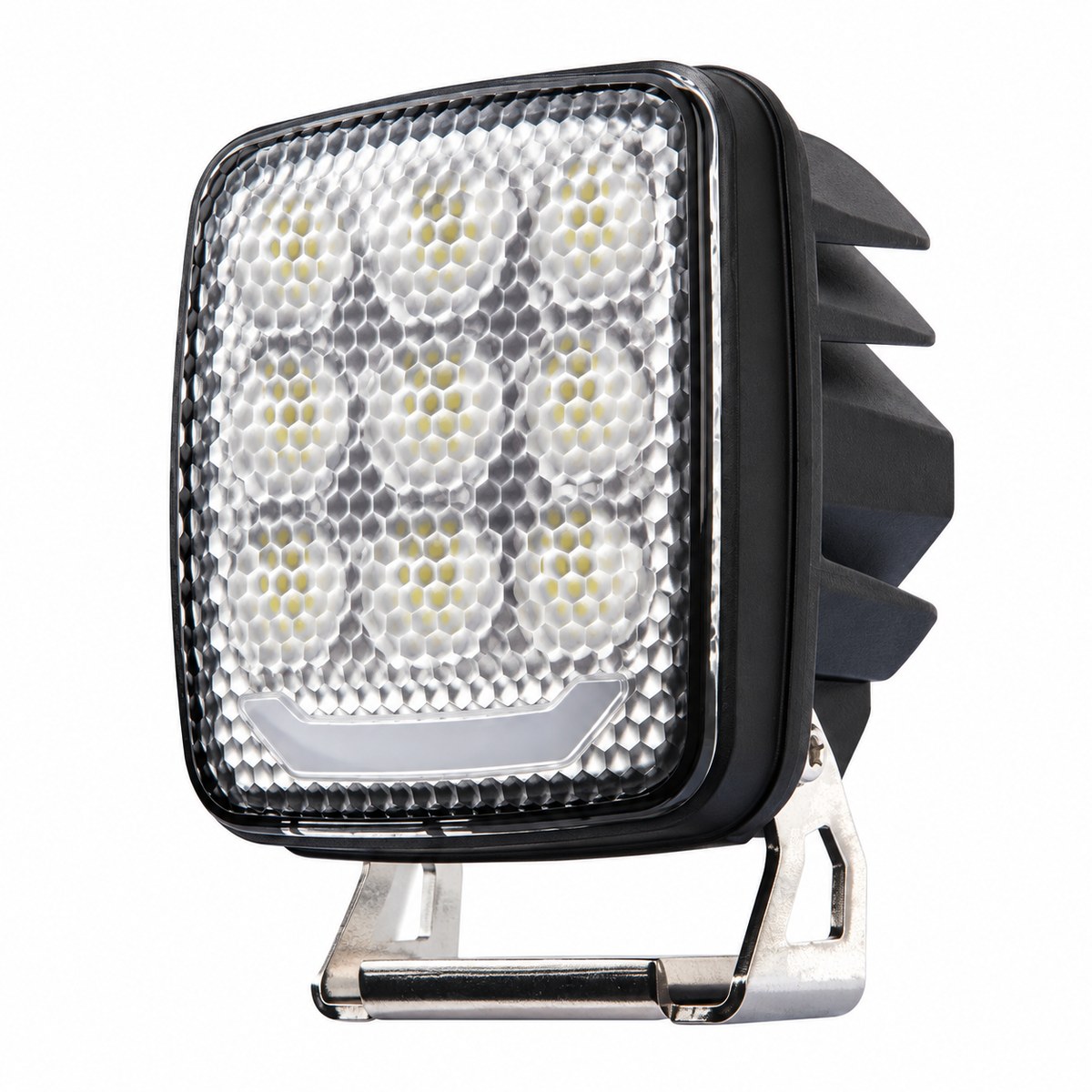 VSWD WL617-45-F 45W LED flood work lamp with position light and mounting bracket