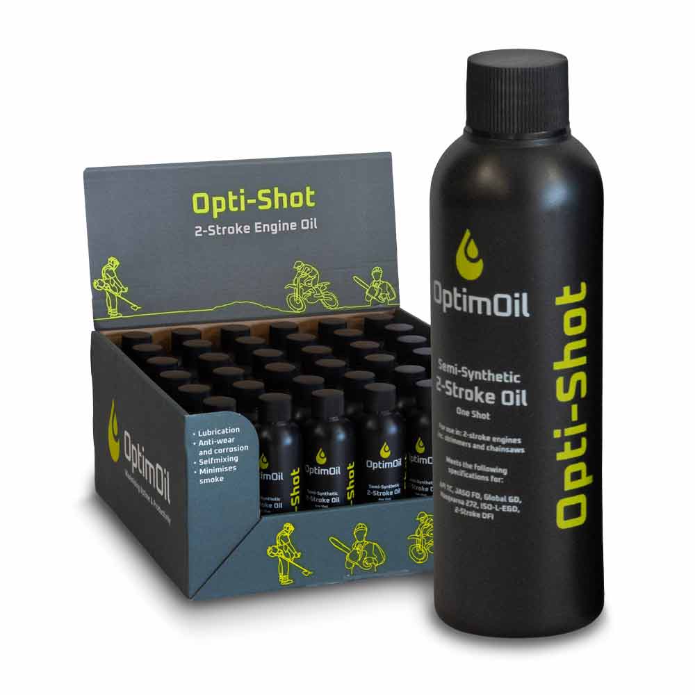 OptimOil OptiShot semi-synthetic two-stroke oil 36 x 100ml