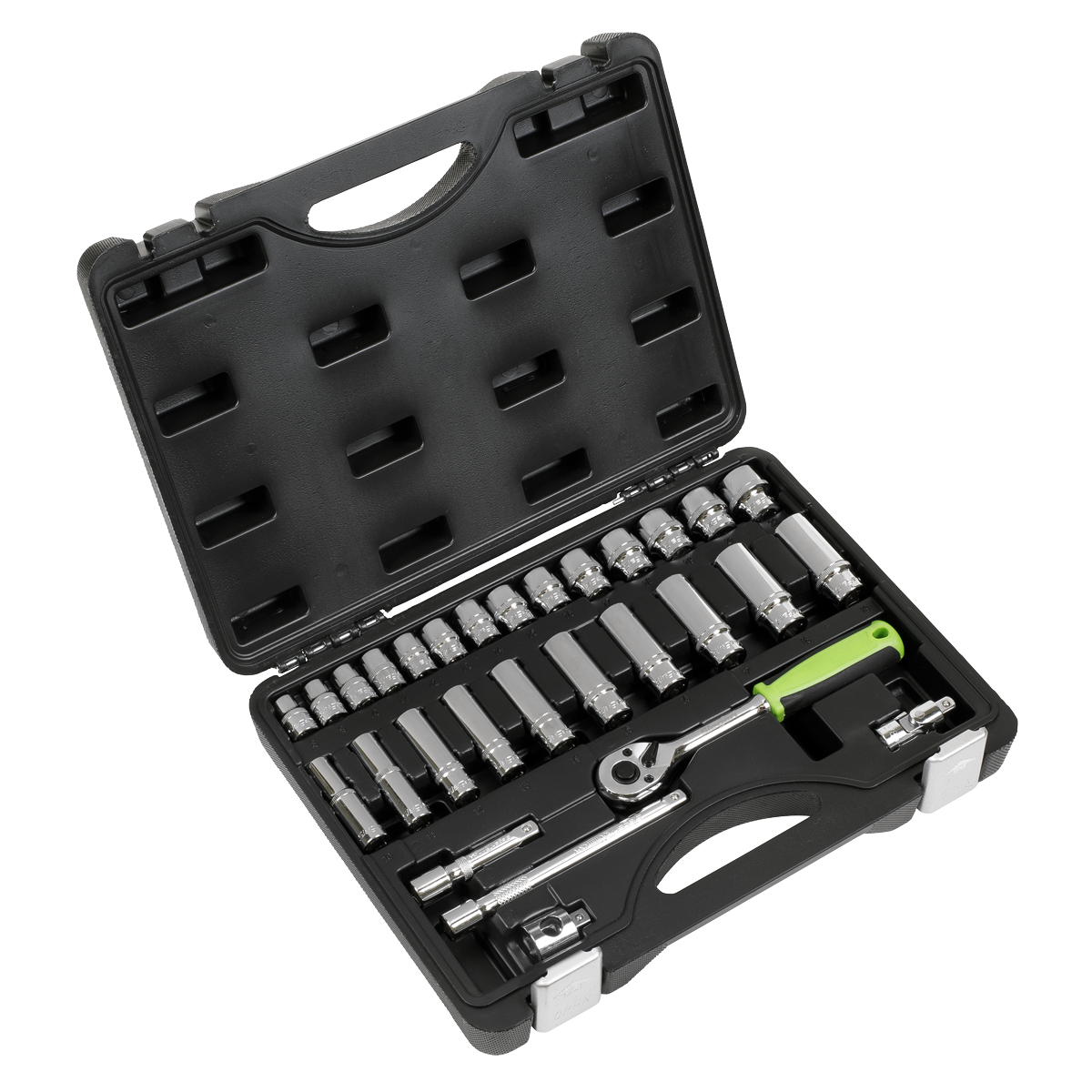 Sealey S01236 Siegen Socket Set 3/8in Drive – 29 Piece