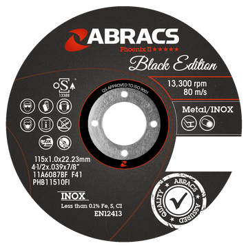 Abracs Black Edition extra-thin INOX cutting discs