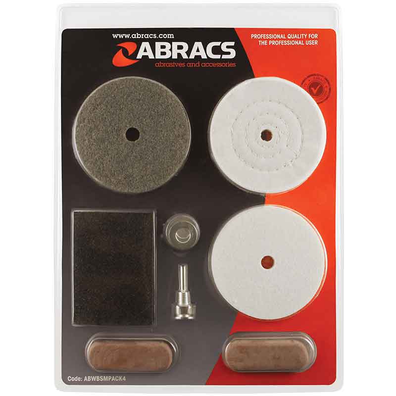 Abracs Buffing & Polishing Kit - 7 Piece