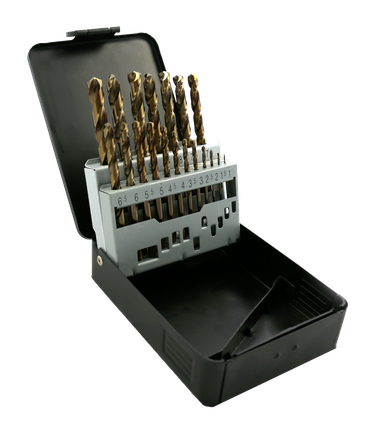 Abracs DBCBKIT19 19 piece cobalt drill bit kit