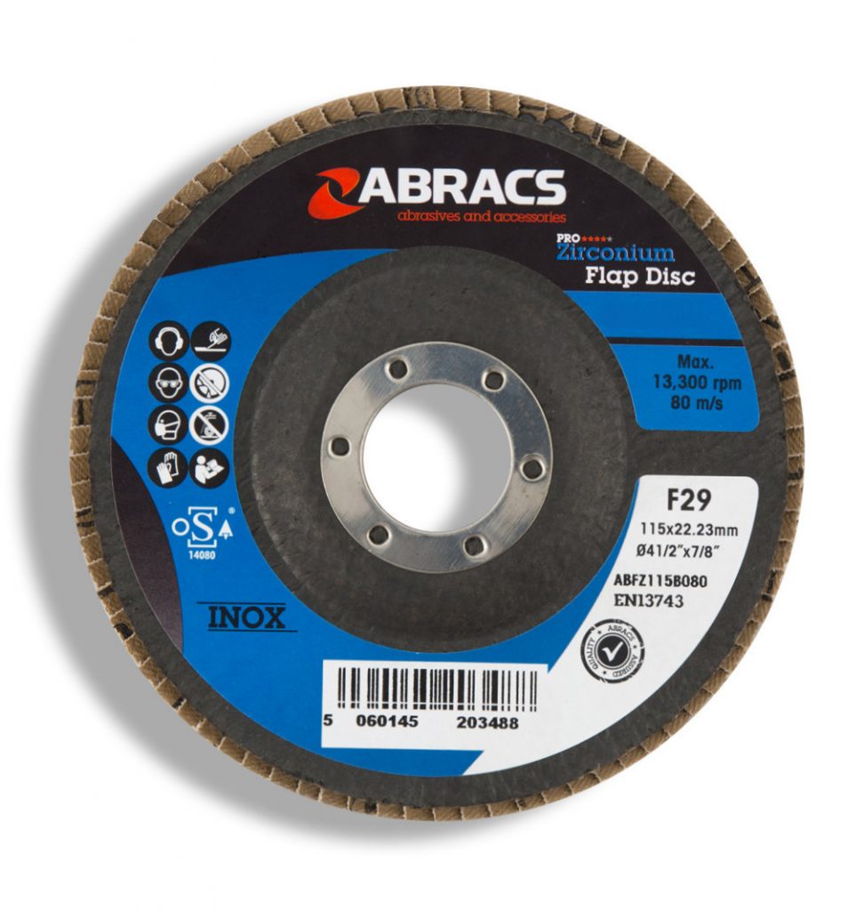 Abracs Pro zirconium flap discs 115mm