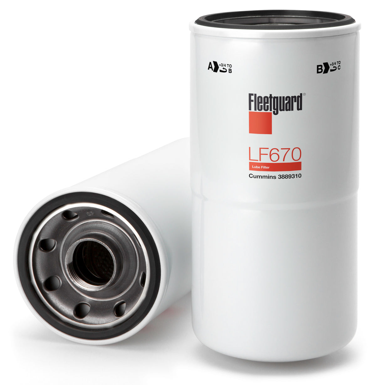 Fleetguard LF670 Full-Flow Spin-On Oil Filter