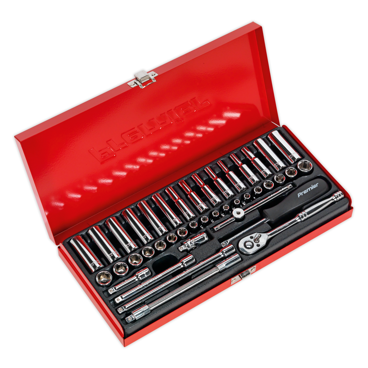 Sealey AK690 Premier Metric & Imperial Socket Set 1/4in Drive – 41 Piece