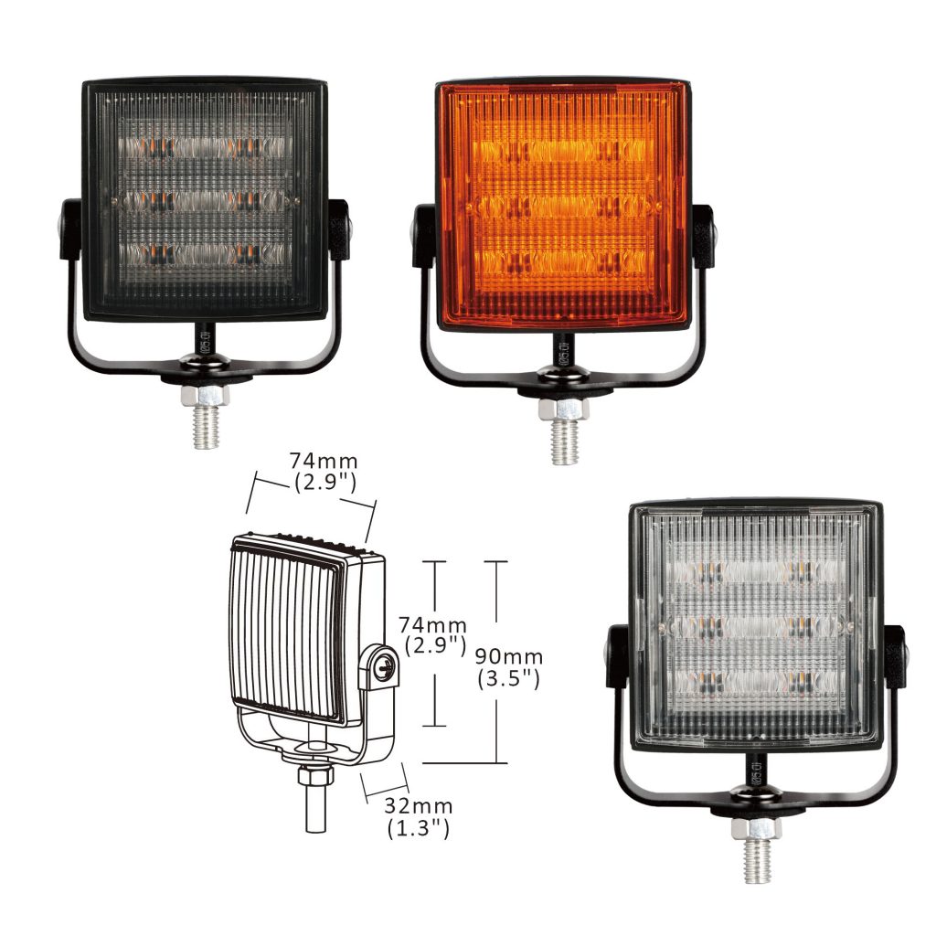 VSWD 6H75 compact LED strobe range