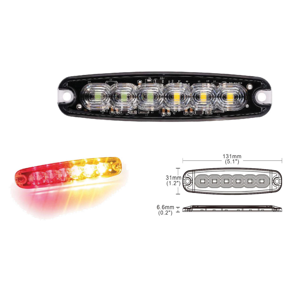 VSWD 820 compact stop tail and indicator rear light