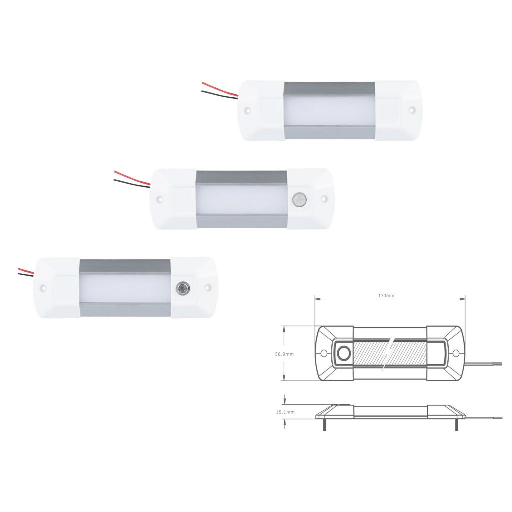 VSWD INT173 173mm LED interior light