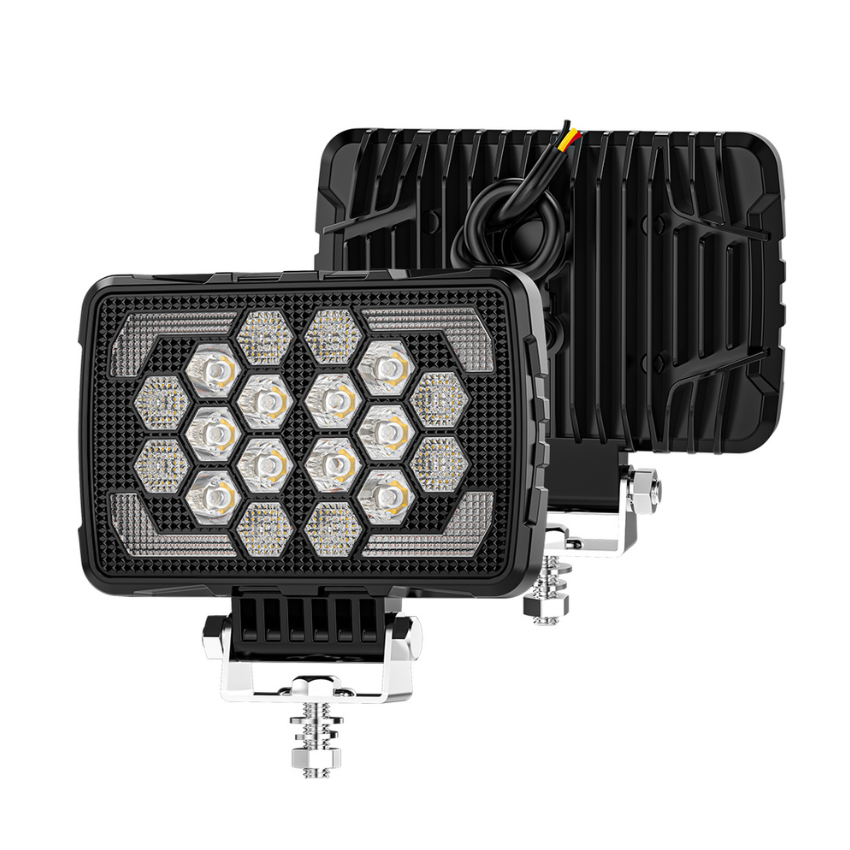 VSWD OR501 Odyssey 5-inch square LED off-road lamp with position light
