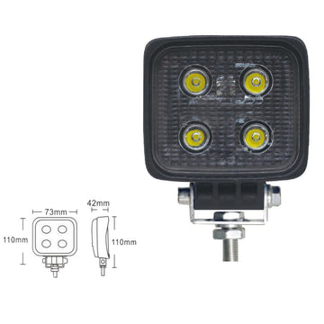 VSWD WL604 12W square LED spot work lamp