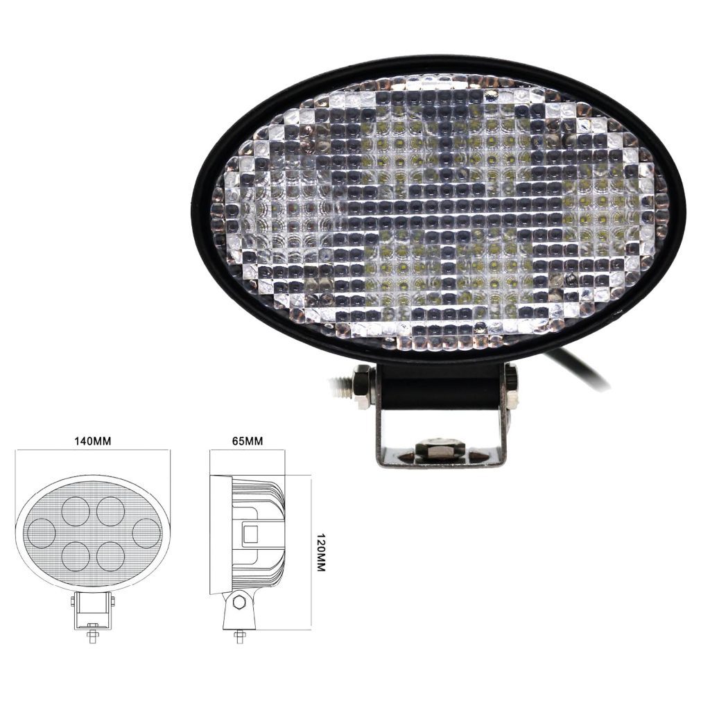 VSWD WL611 30W oval LED flood work lamp